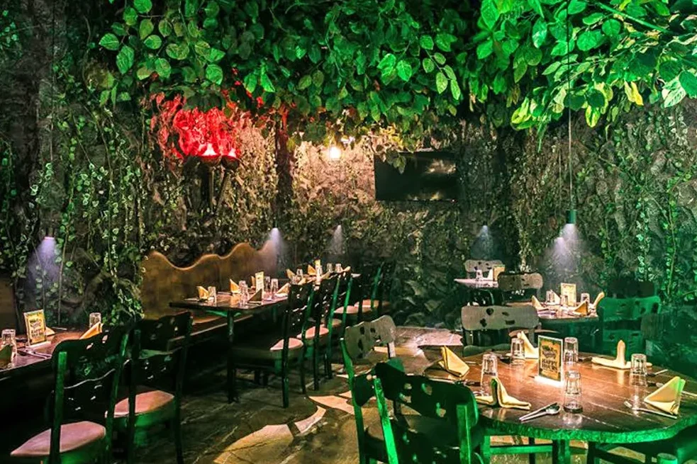 8 Best Unique Themed Restaurants in India - The Rainforest Restobar, Bangalore and Mumbai