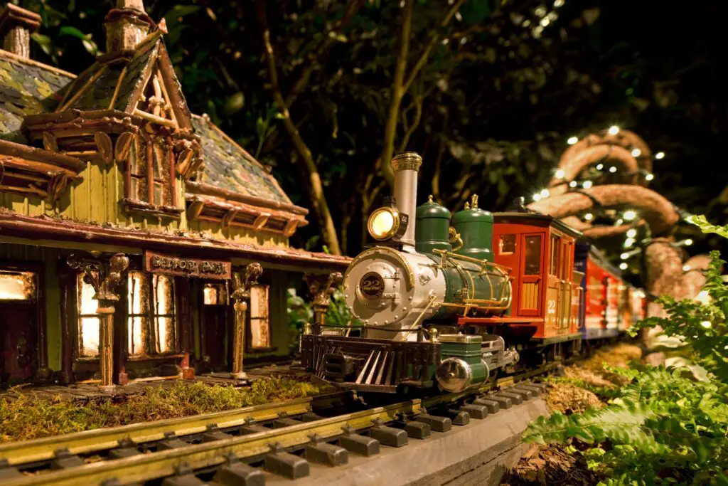 NY Botanical Garden Holiday Train Show, New York - Christmas 2023