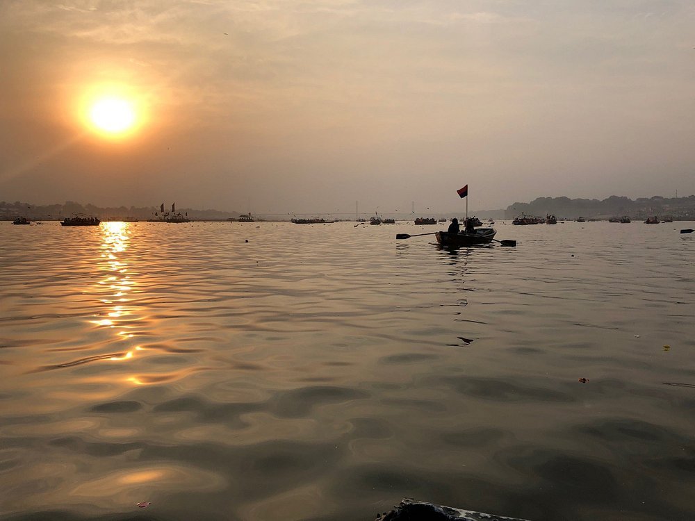Triveni Sangam View at Prayagraj